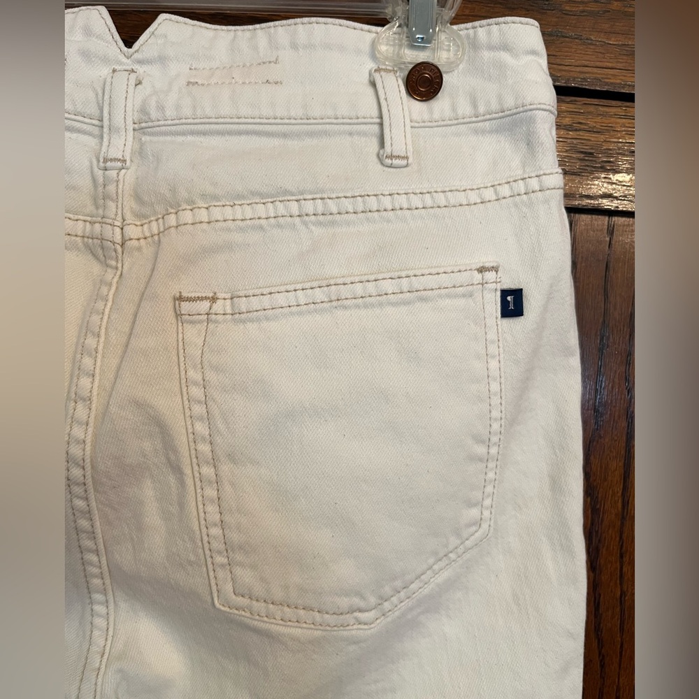 Anthropologie Pilcro Cream/Ivory Straight Trouser Jeans, 28 - Picture 10 of 13